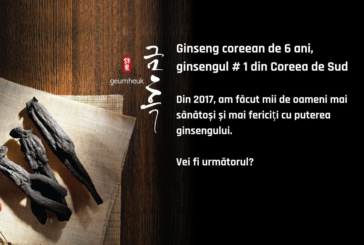 Ginsengul corean de 6 ani, cunoscut pentru beneficiile sale asupra sănătății