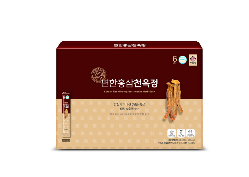Amestec delicios de plante medicinale coreene cu extract de ginseng roșu de 6 ani
