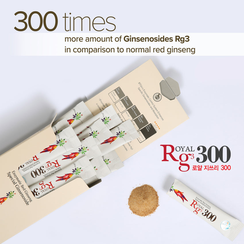Royal Rg3 300 - Ginseng Roșu Coreean Fermentat Cu Enzime
