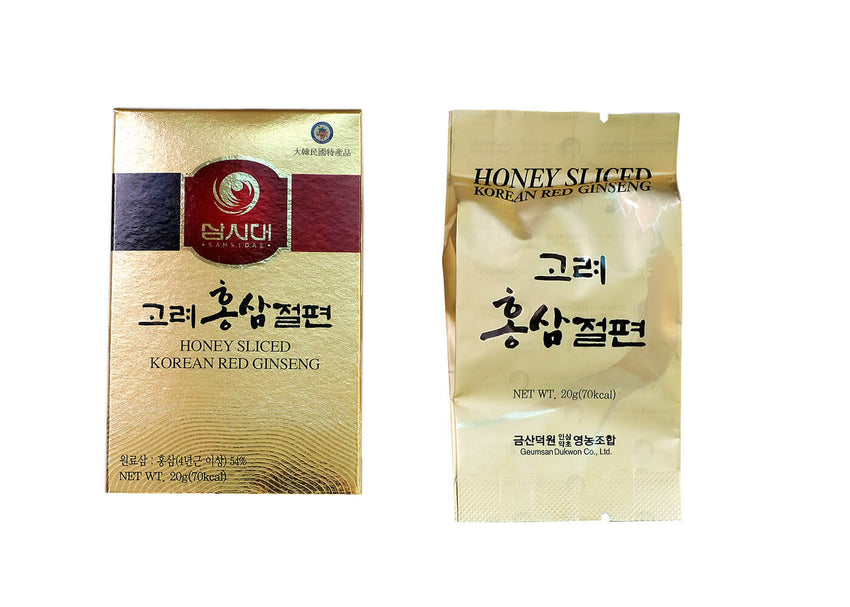 Batoane de Ginseng Coreean Premium cu Miere 20g×5