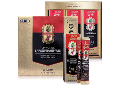 Cutie premium Extract de Ginseng Roșu Fermentat Enzimatic cu 30 stick-uri