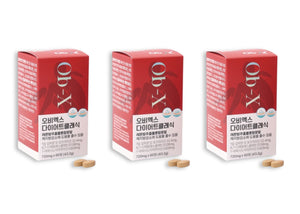 Ob-X – Tablete coreene pentru reducerea grăsimii viscerale 3x60 buc. PACHET