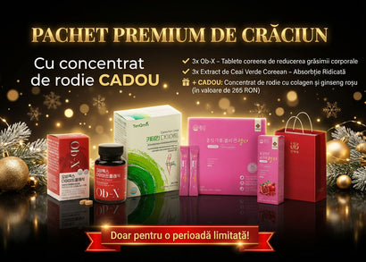 Pachet Premium de Crăciun cu Concentrat de rodie Cadou